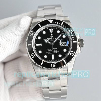HP Factoty Luxury Clone Rolex Submariner Black Face 41mm Swiss 3235 Steel Watch 